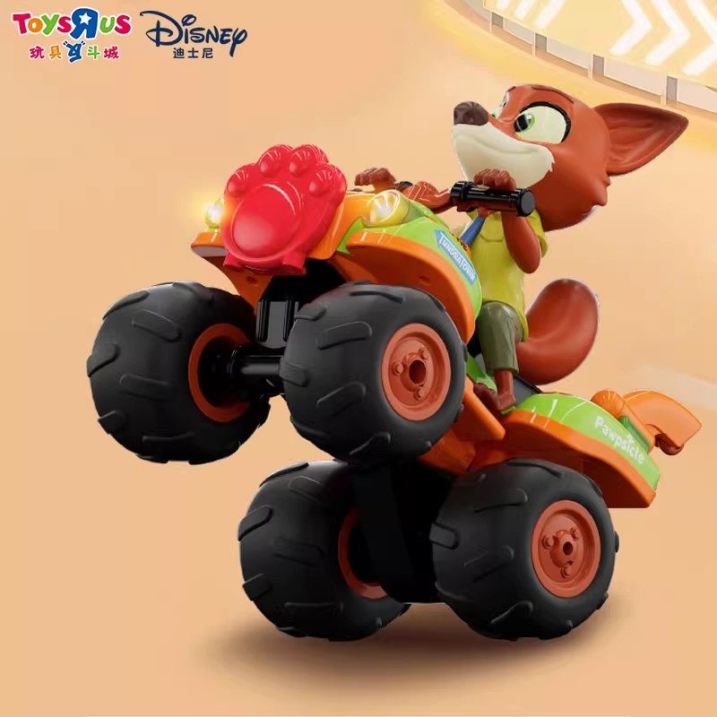 正版迪士尼授权疯狂动物城遥控特技沙滩车朱迪警官尼克儿童玩具车,淘宝优惠券,粉丝福利购,淘宝优惠卷
