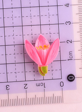 百搭花朵树脂饰品配件奶油胶发饰洞洞鞋diy配件批发厂家直销