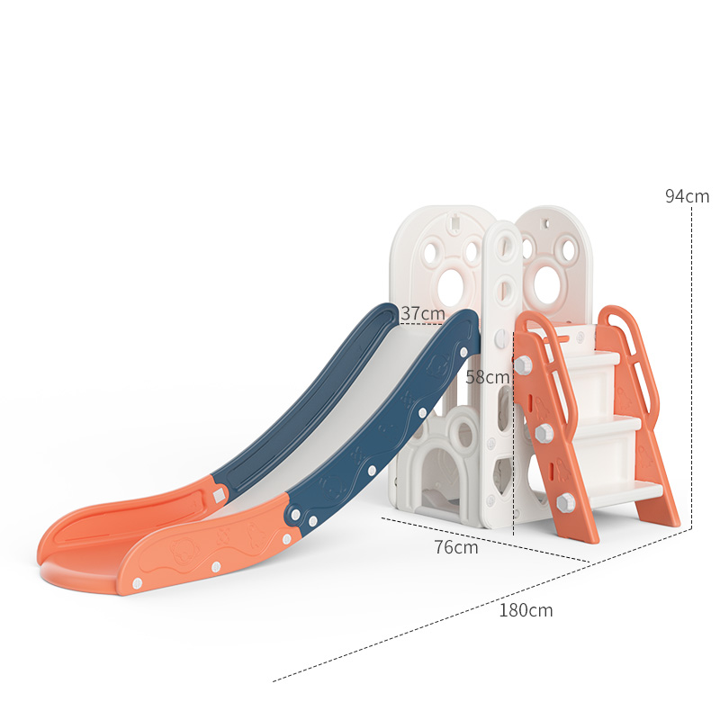 滑滑梯加厚儿童玩具室内小型滑梯秋千塑料宝宝滑梯折叠家用三合一