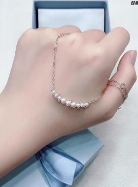 珍珠项链女轻奢小众锁骨链
