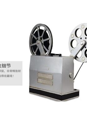 老式放映机摆件创意家装饰品酒柜摆饰咖啡馆复古摆设店铺橱窗道具