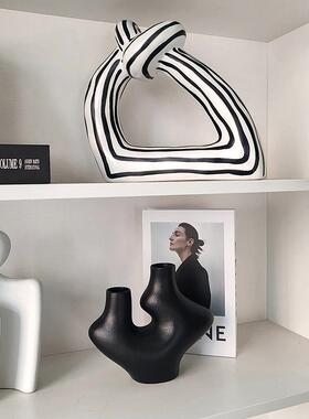 态生活现代简约风陶瓷异形装饰品摆件客厅书柜酒柜抽象创意小摆设