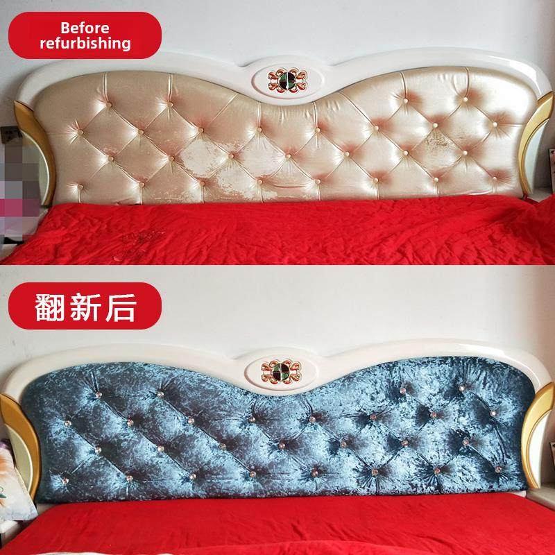 枕套面料欧式软袋硬套剥落翻新加厚半弯曲双靠背金丝绒布,淘宝优惠券,粉丝福利购,淘宝优惠卷