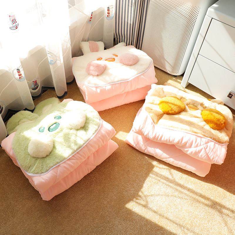 兔子抱枕被子两用午休加厚汽车车用枕头办公室午睡毯子二合一靠枕,淘宝优惠券,粉丝福利购,淘宝优惠卷