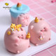 Cute Piggy Ornaments Happy Birthday Ritual Girl