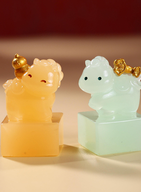 2026马年吉祥物马上有钱摆件手办