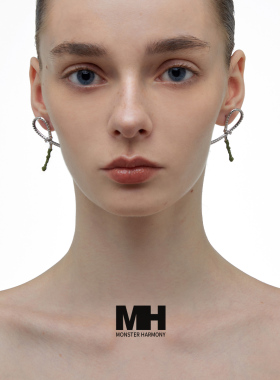 MonsterHarmony蝴蝶结耳环耳饰
