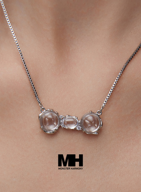 原创轻奢时尚风小众设计感锁骨链