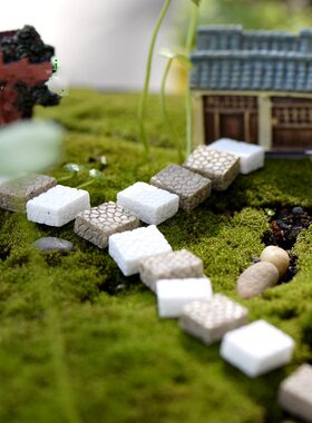 苔藓造景摆件台阶树脂生态diy