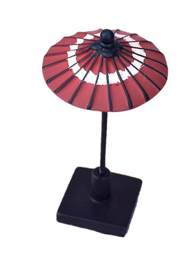 日式和风雨伞太阳伞和伞树脂摆件