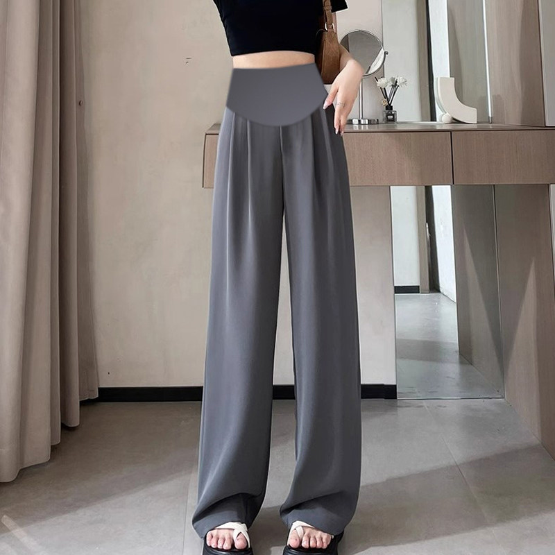 孕妇阔腿裤子窄版西装显瘦薄款夏季大码宽松外穿高个子加长款夏装,淘宝优惠券,粉丝福利购,淘宝优惠卷
