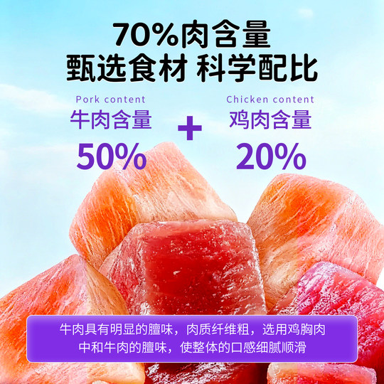 Xindi mother's beef sausage for children and babies without additives original ready-to-eat snacks canned meat sausage carrot ham sausage