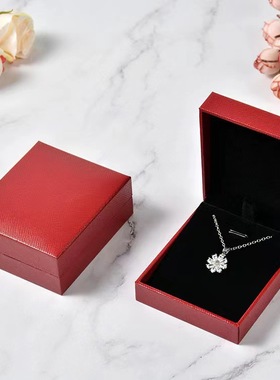 珠宝首饰包装红色盒子手链项链戒指耳环饰品盒