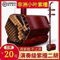 Suyu Purple Sandalwood Dihu Red Wood Erhu Musical Instrument Small Leaf Purple Sandalwood Large Volume Beginology Adult Playing Class Manufacturer Direct