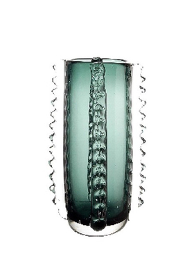 现代简约轻奢透明琉璃花瓶摆件酒店民宿样板间售楼处极简摆设