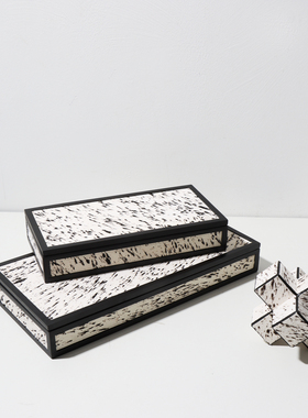 实木桌面摆件现代轻奢卧室