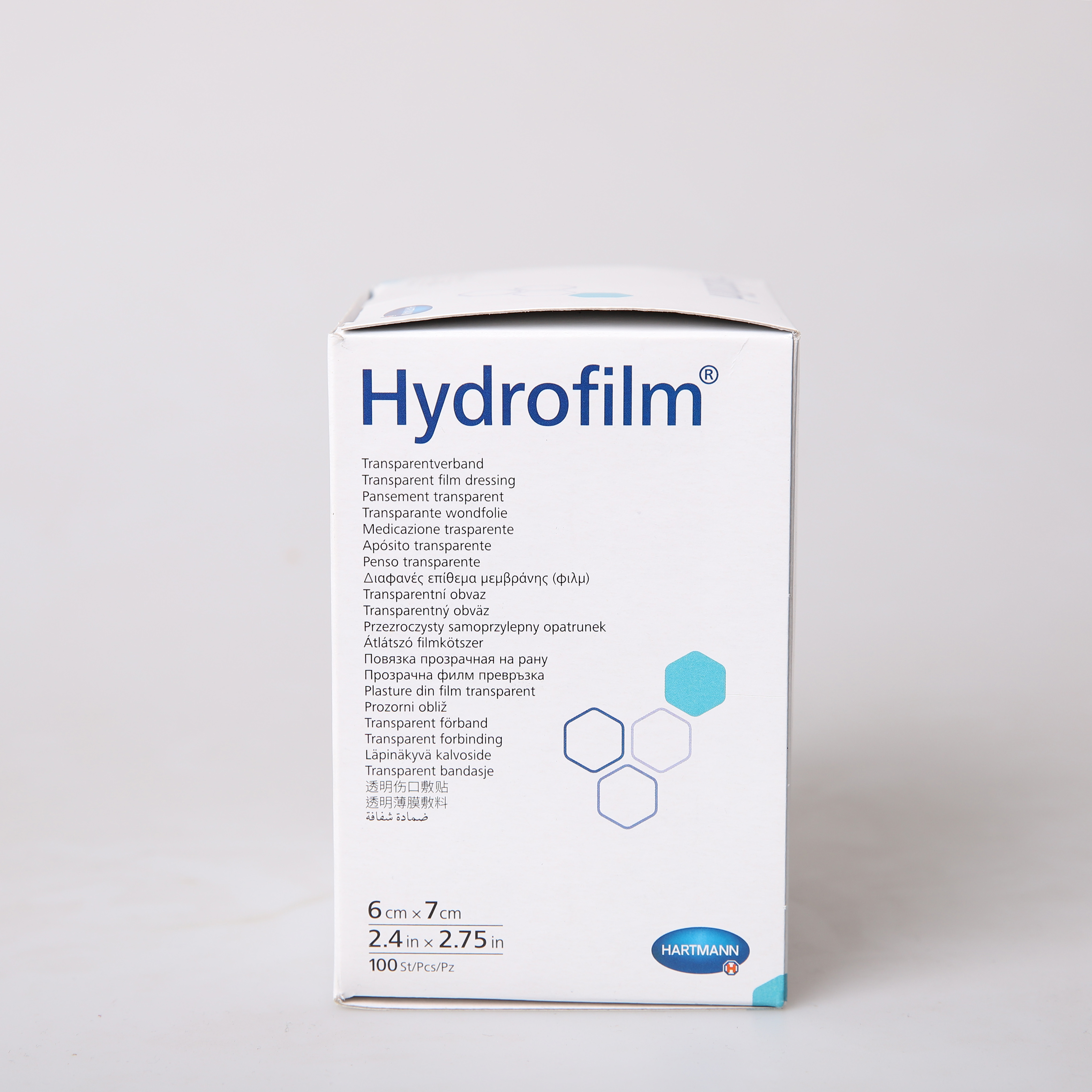 保赫曼 Hydrofilm妙膜透明伤口敷贴防水置留针保护6x7cm-图0