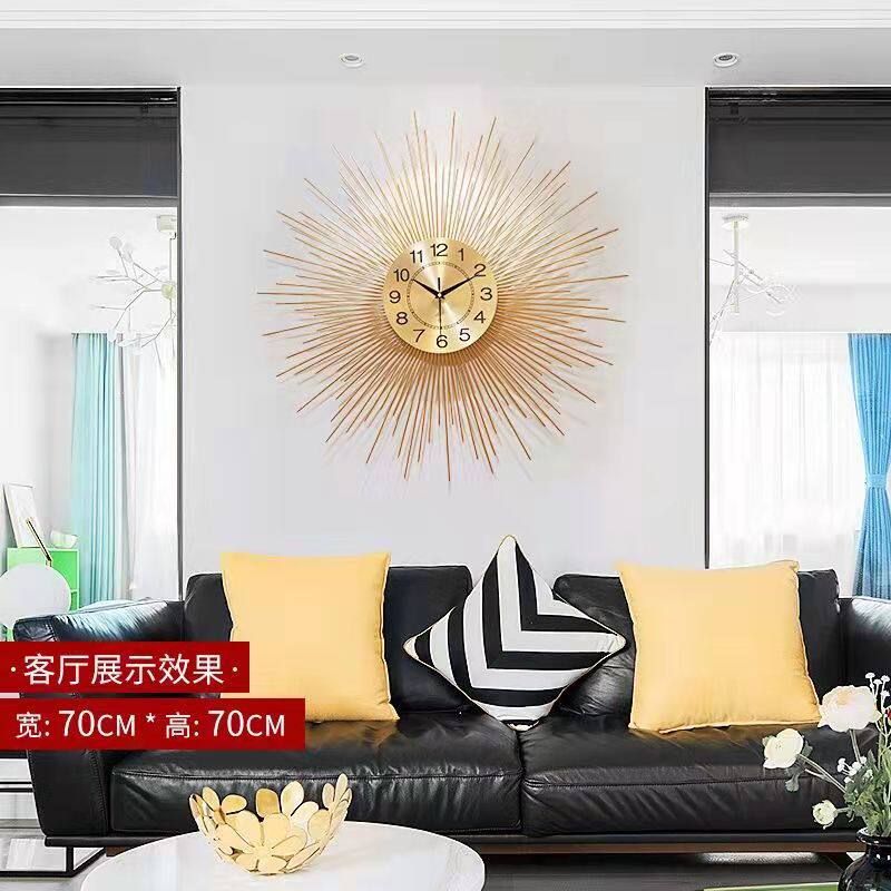 现代简约时钟客厅家用电池挂钟背景墙圆形装饰壁钟创意上墙挂件 - 小编推荐 - WePost 全民代运 - 马来西亚中国淘宝代运与集运专家