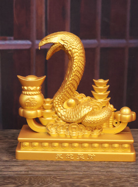 灵蛇聚宝眼镜蛇招财如意蛇