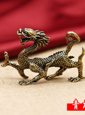 黄铜四大神兽摆件青龙白虎朱雀