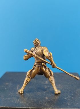 黄铜美猴王黑神话悟空一体模型潮玩摆件gk游戏孙悟空人偶手办雕像