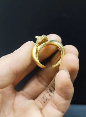 男女情侣黄铜个性戒指环