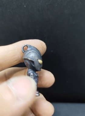 纯铜做旧 你相信光吗 迪迦奥特曼钥匙扣Q版迪迦手办公仔书包挂件