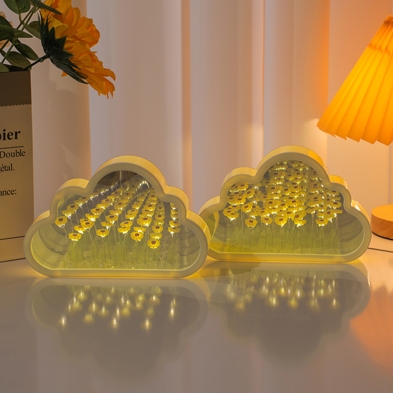 向日葵小夜灯花海diy手工材料生日礼物女生闺蜜实用送高级感圣诞 - 图1