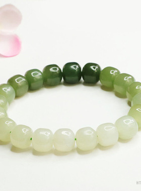 眷钰天然和田玉手串碧玉手链