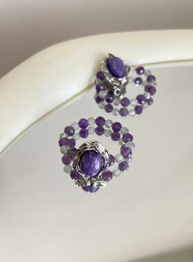 【豌豆公主】切面紫水晶ins韩系3