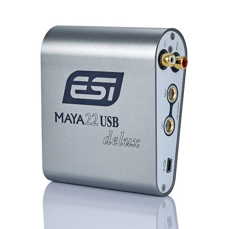 ESI玛雅MAYA22 Delux录音网络K歌笔记P本台式机直播USB外置声卡 - 图1