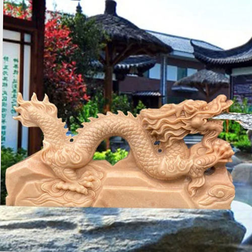 石雕喷水龙头流水摆件大理石吐水象头挂件狮子头庭院水池景观雕塑 - 图1