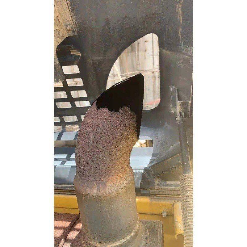 挖掘机配件 小松PC200-8/220-8/240-8MO消声器出烟排气管烟通弯头,淘宝优惠券,粉丝福利购,淘宝优惠卷