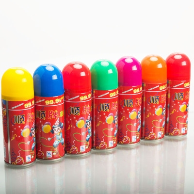 New wedding spray Spray Color Wedding Dress Fly Arrangement With Color Band Spray Decoration Snow O Spray Cans Foam Spray Flowers Color Spray Bag