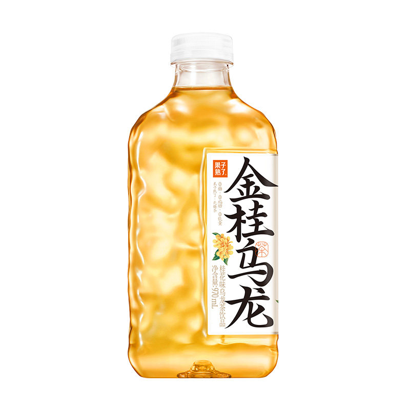 果子熟了无糖茶栀栀金桂乌龙茉莉龙井茉莉0糖0脂0卡970ml无糖饮料