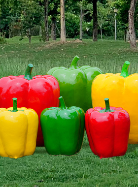 户外仿真水果蔬菜玻璃钢雕塑