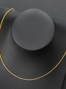 Men Women Box Chain 2MM Width Link Chain Chokers Punk