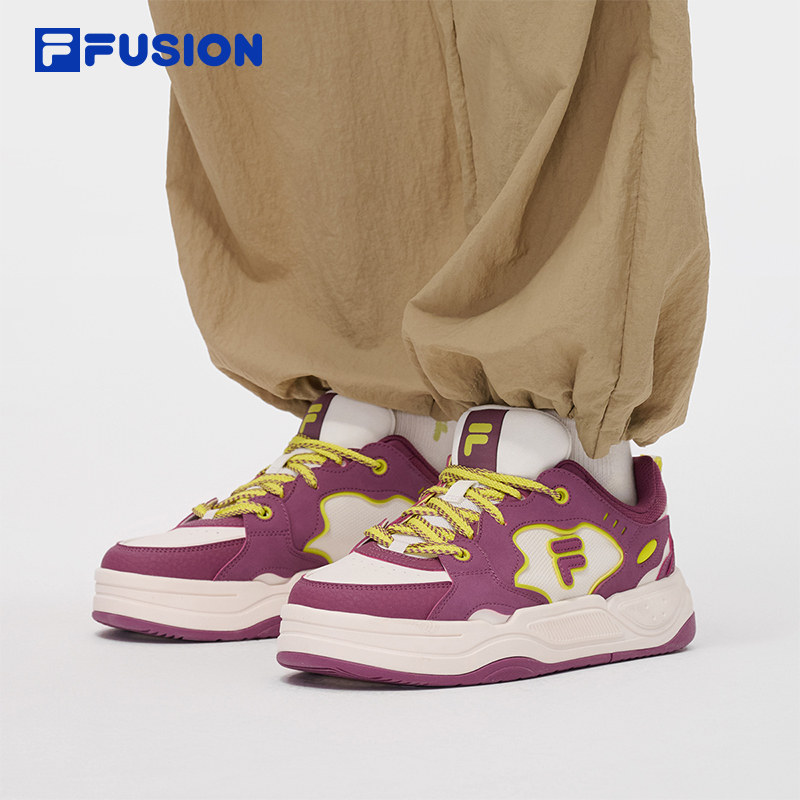 FILA FUSION斐乐潮牌女鞋BANK II板鞋2025新款轻便舒适运动鞋,淘宝优惠券,粉丝福利购,淘宝优惠卷