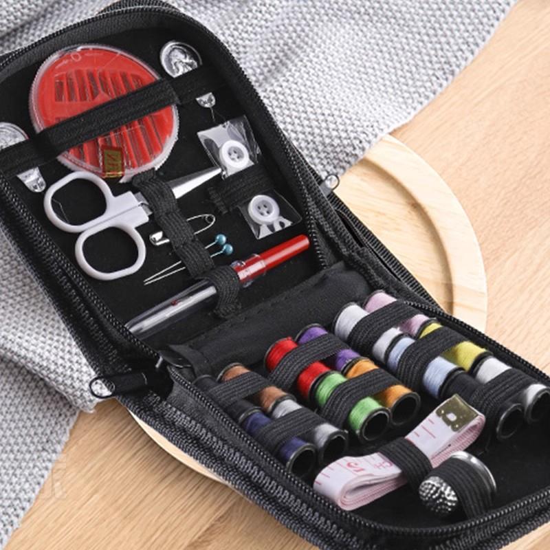 portable sewing kit tools 10 pieces set of hand sewing boxes - 图0