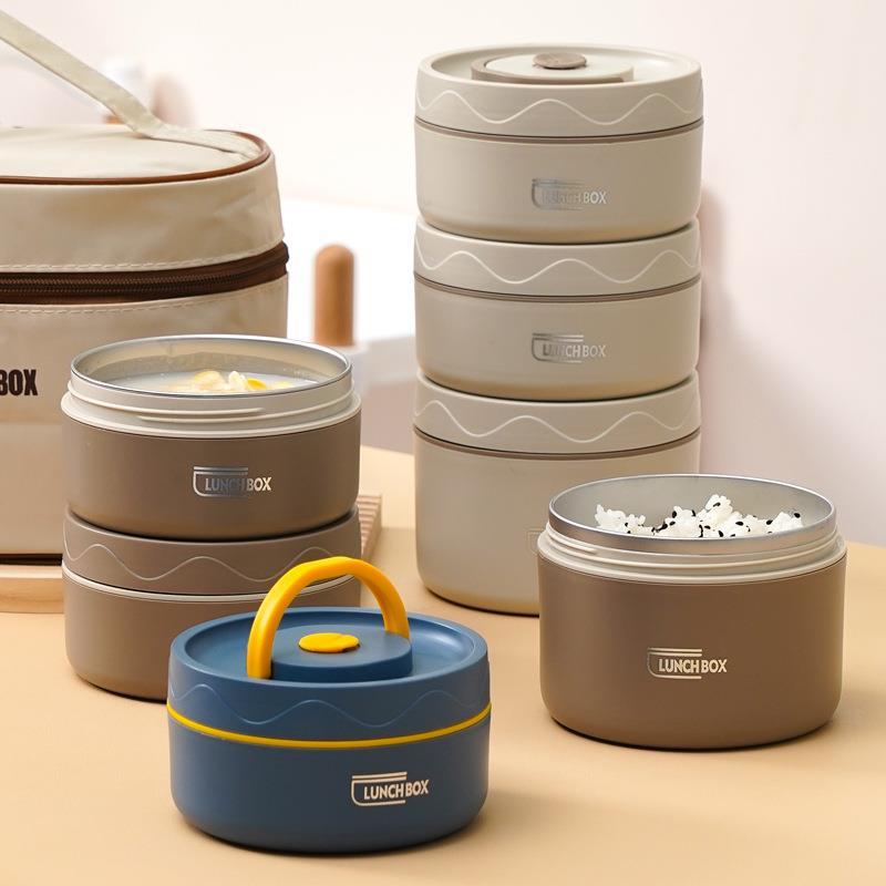 Stainless steel insulated lunch box, bento lunch box饭盒 - 图0