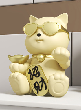 树脂前台收银台招财猫摆件