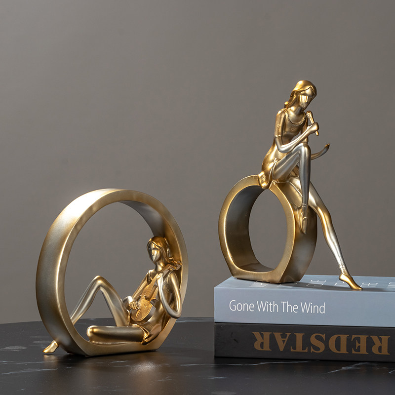 创意家居人物摆件客厅电视酒柜办公室装饰品轻奢艺术电视柜现代风,淘宝优惠券,粉丝福利购,淘宝优惠卷