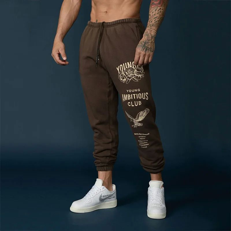 New Autumn Men's Sweatpants Europe and The United States Lon-图2