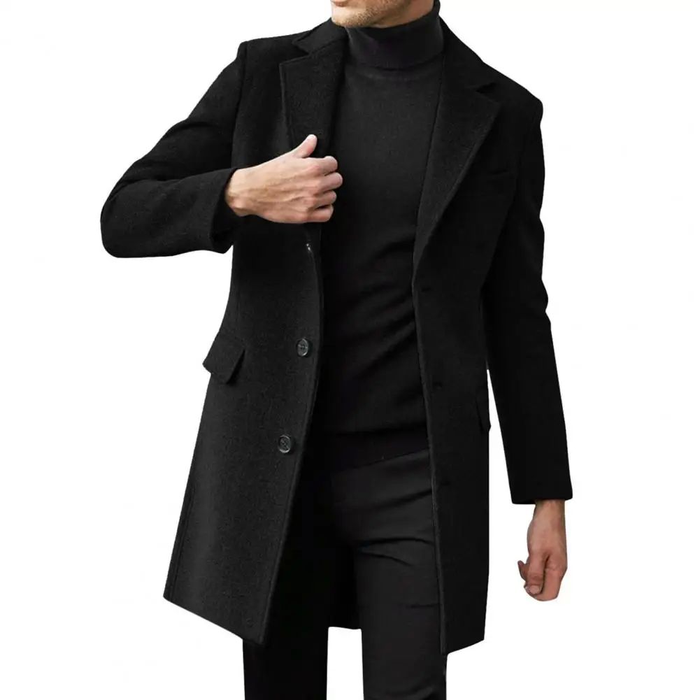 Winter Coats Man New Men's Clothing British Men Business Cas-图3