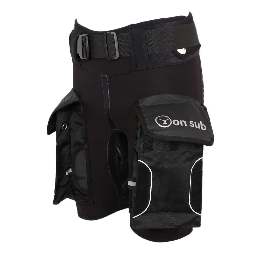 Technical Scuba Diving Neoprene Wetsuit Shorts & Pockets Sno - 图2