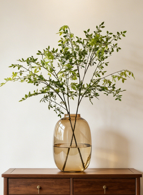2026热卖玻璃花瓶鲜花干花摆件