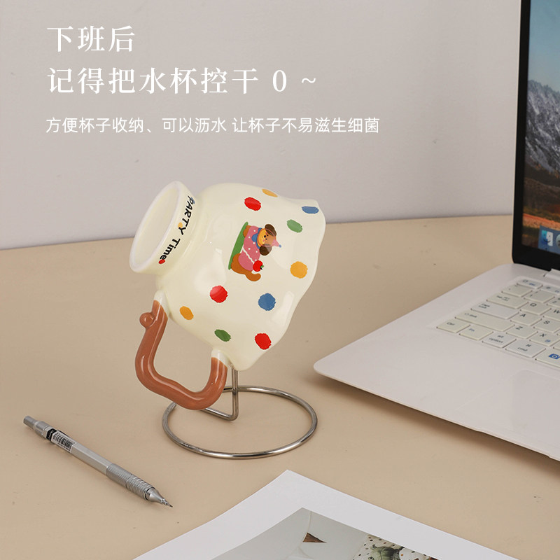 茶杯倒置架咖啡杯支撑置物架桌面单个杯子沥水架家居办公创意杯架,淘宝优惠券,粉丝福利购,淘宝优惠卷