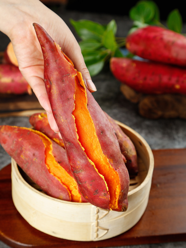 新鲜沙地红心蜜薯农家自种板栗地瓜 轩圃生鲜番薯