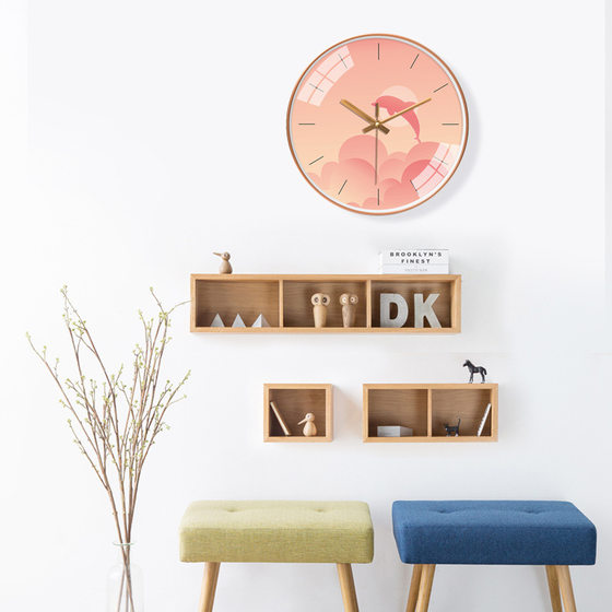 Wall watch wall clock living room creative fashion home mute