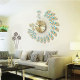 European style peacock clock wall clock living room simple modern personalized creative clock home decoration silent quartz clock
